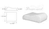 TRAVEL SIZE, FIRM, US Made Memory Foam Contour Pillow - A4F