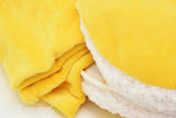 Macaron Shape Throw Cushion Pillow with  Youth Size Soft Black Fleece Blanket for Travel and Home