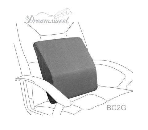 Memory Foam Lumbar Posture Aid Back Support Cushion for Office Home & Car - BC2