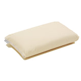 Premium Brazilian Natural Latex Classic Shape Cervical Pillow with 100% Percale Cotton Cover - FIRM