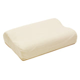 Premium Brazilian Natural Latex Contour Cervical Pillow with 100% Percale Cotton Cover