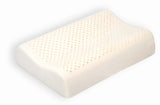 Premium Brazilian Natural Latex Contour Cervical Pillow with 100% Percale Cotton Cover